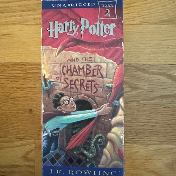 Harry Potter and the Chamber of Secrets Cassette Tape Set - Picture 2 of 7